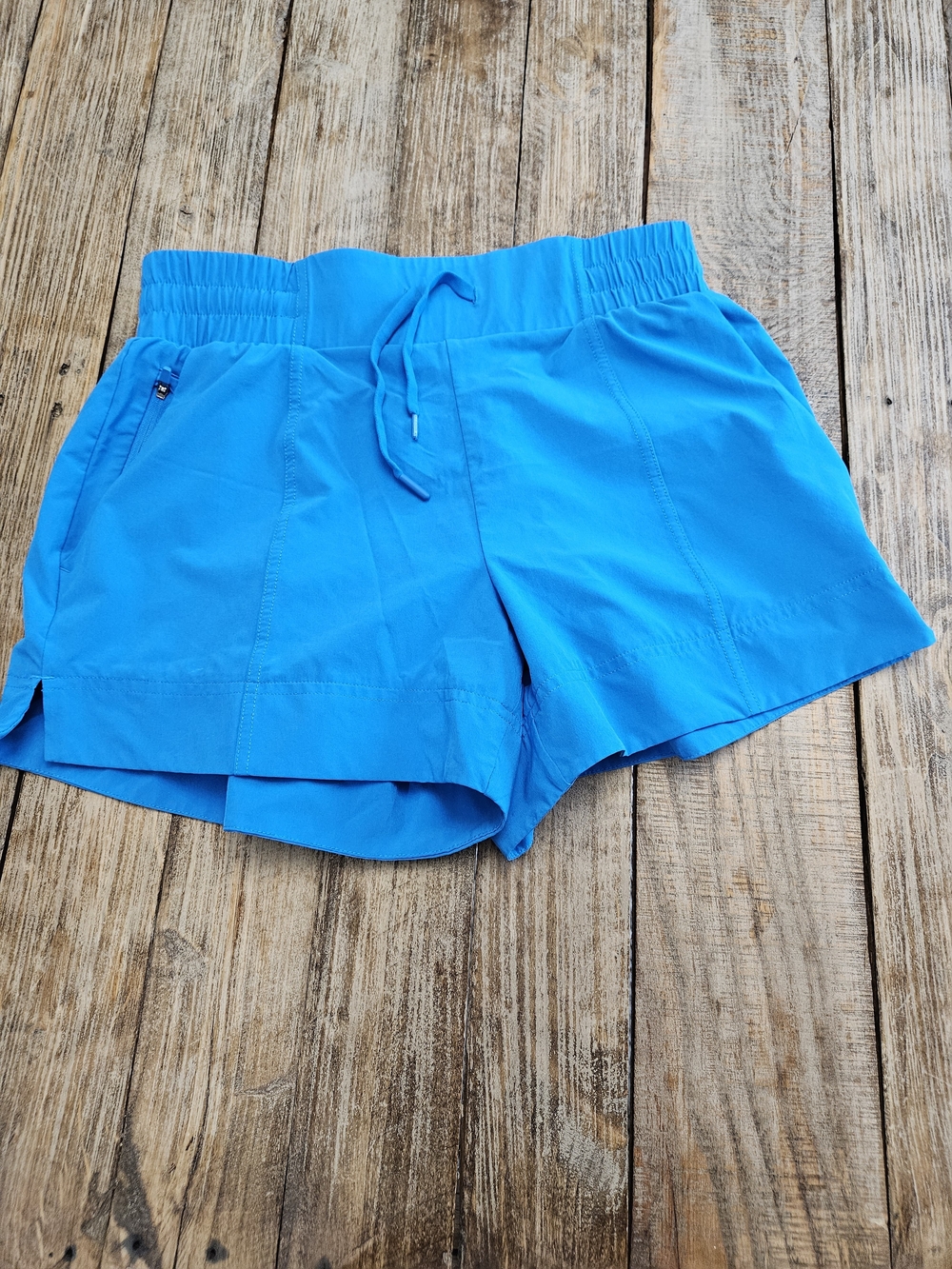 all in motion Lightweight Athletic Drawstring Shorts in Bright Blue